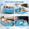Large Cooling Dog Bed, Waterproof Dog Sofa Cover